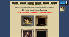 Desktop Screenshot of oilpainting-frame.com